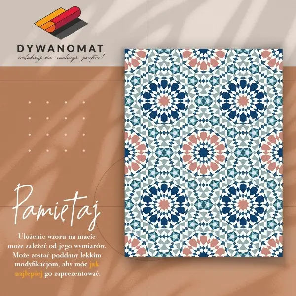 Alfombra vinilo cocina Geometría marroquí