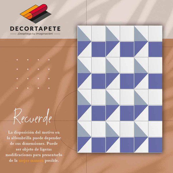 Alfombra de vinilo para cocina Formas de acuarela