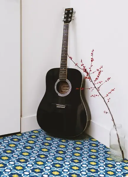 Alfombra de vinilo para cocina Baldosas españolas