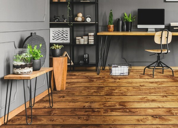 Alfombra vinílica Tablas verticales