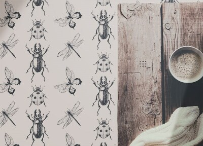Alfombra vinilo Varios insectos