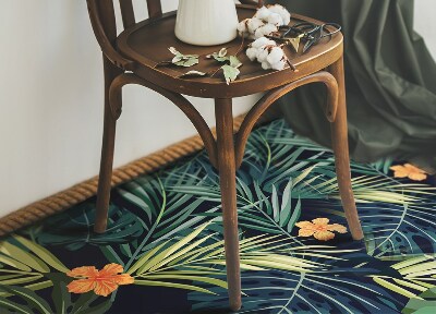 Alfombra vinílica Hojas tropicales