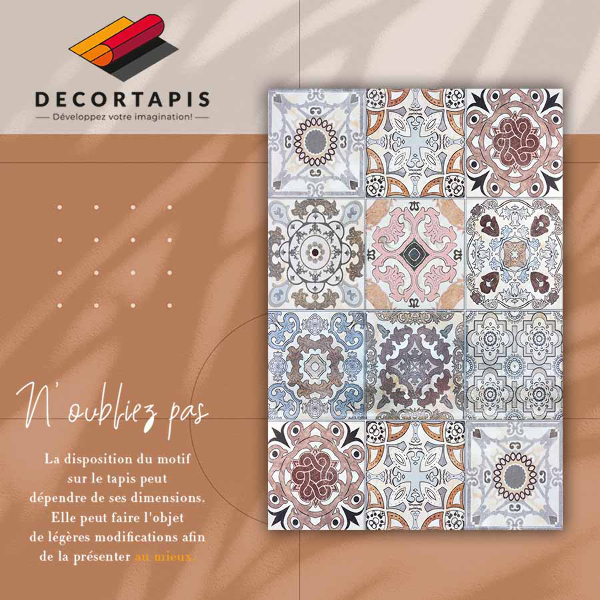 Alfombra vinilo cocina Fichas portuguesas
