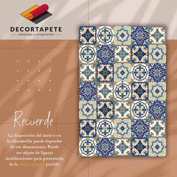 Alfombra vinilo cocina Fichas portuguesas