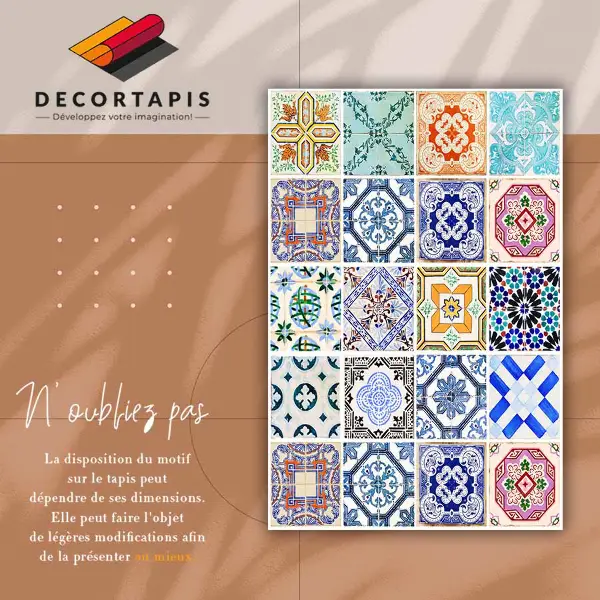 Alfombra vinilo Azulejos griegos