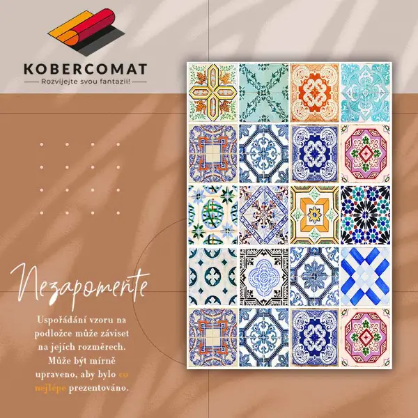 Alfombra vinilo Azulejos griegos