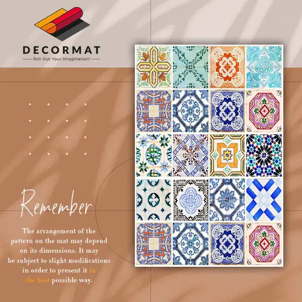 Alfombra vinilo Azulejos griegos