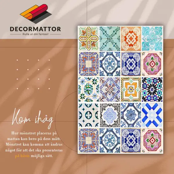 Alfombra vinilo Azulejos griegos
