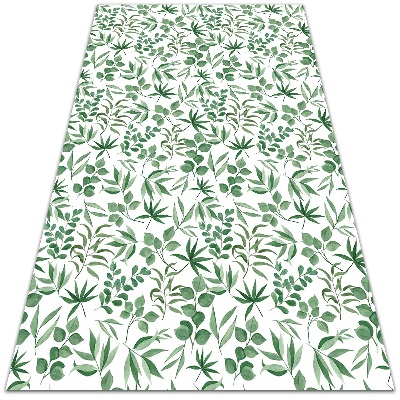 Alfombra de vinilo para cocina Hojas pequeñas
