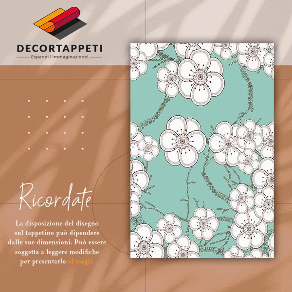 Alfombra pvc Brote geométrico