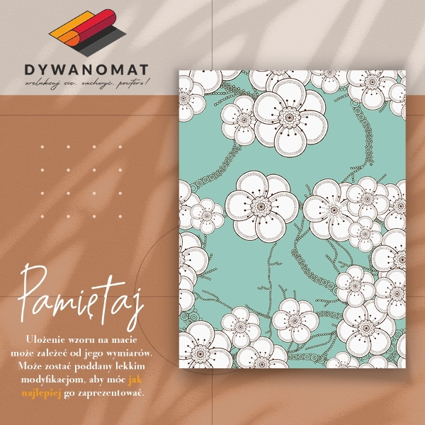 Alfombra pvc Brote geométrico