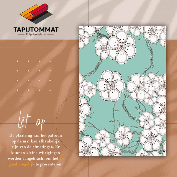 Alfombra pvc Brote geométrico