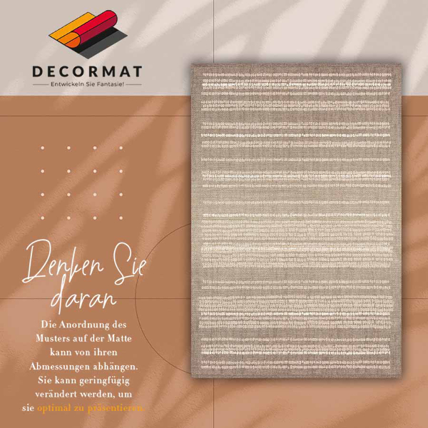 Alfombra vinílica Tela beige