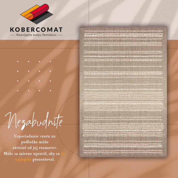 Alfombra vinílica Tela beige