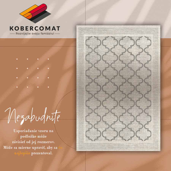 Alfombra de vinilo para salon Diseño marroquí