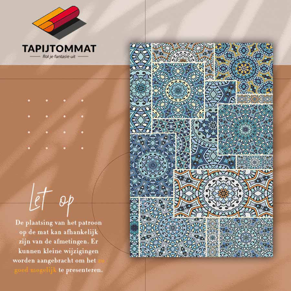 Alfombra vinílica Mosaico de mandala