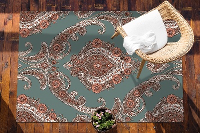 Alfombra para exterior Paisley vintage