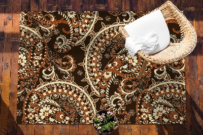 Alfombra exterior Paisley retro