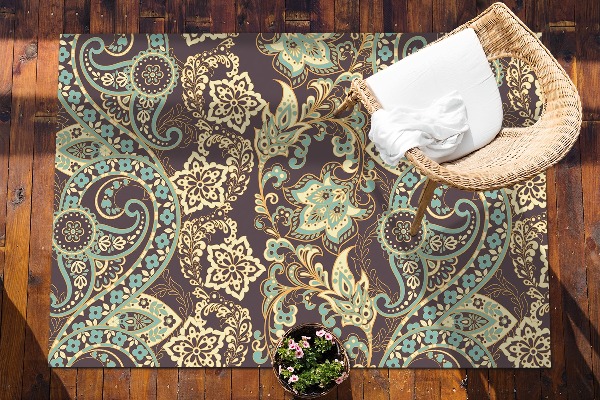 Alfombra de exterior Estilo asiático de paisley