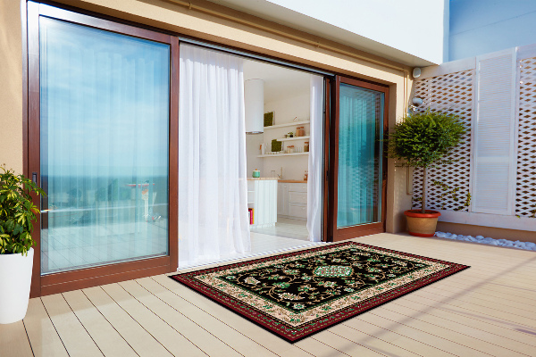 Alfombra vinílica exterior Patrones florísticos