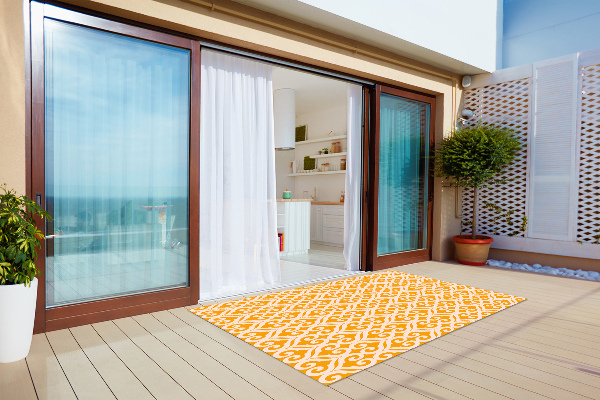 Alfombra exterior Diseños amarillos