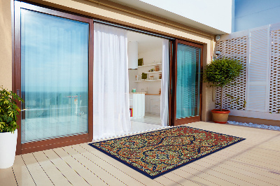 Alfombra exterior Estilo retro indio