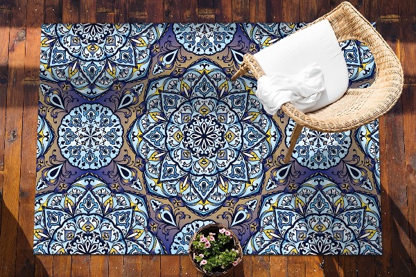 Alfombra exterior Mandala