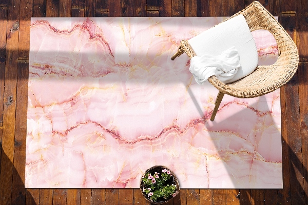 Alfombra exterior Mármol rosa