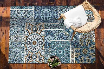 Alfombra terraza Mosaico de mandala
