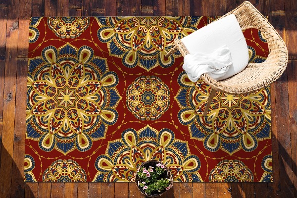 Alfombra exterior Diseños dorados