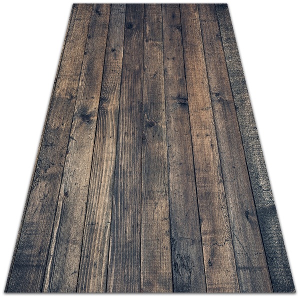 Alfombra exterior Tablas oscuras