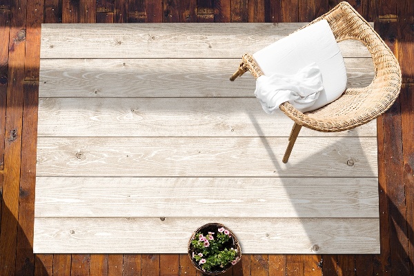 Alfombra exterior Tablas brillantes