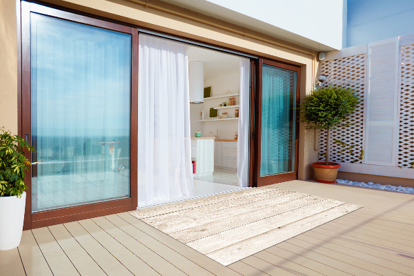 Alfombra exterior Tablas brillantes