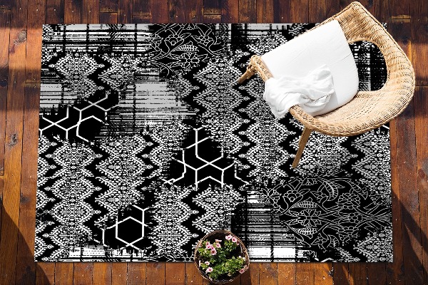 Alfombra exterior Patrón de tapiz caótico