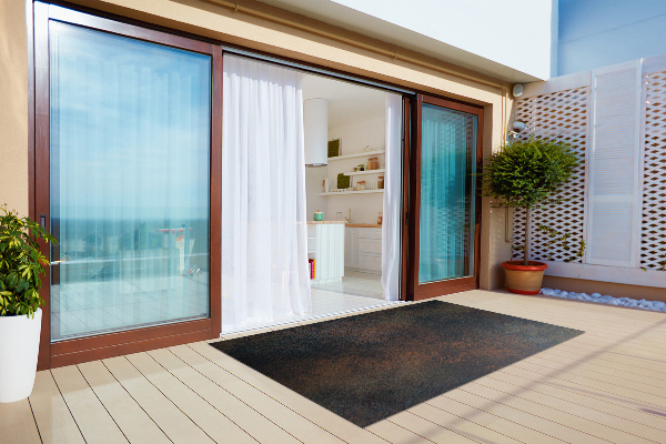 Alfombra exterior Chapa oxidada