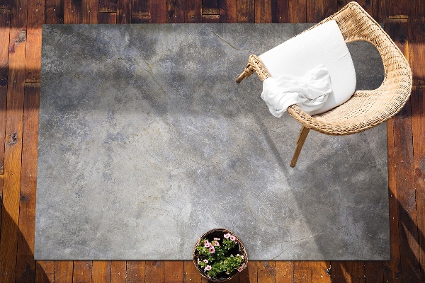Alfombra para terraza exterior Hormigón agrietado