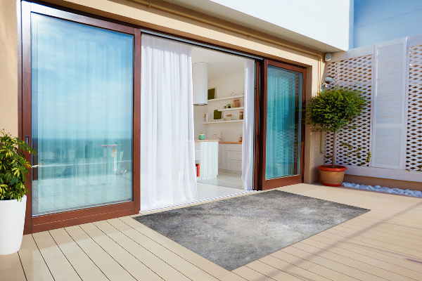 Alfombra para terraza exterior Hormigón agrietado