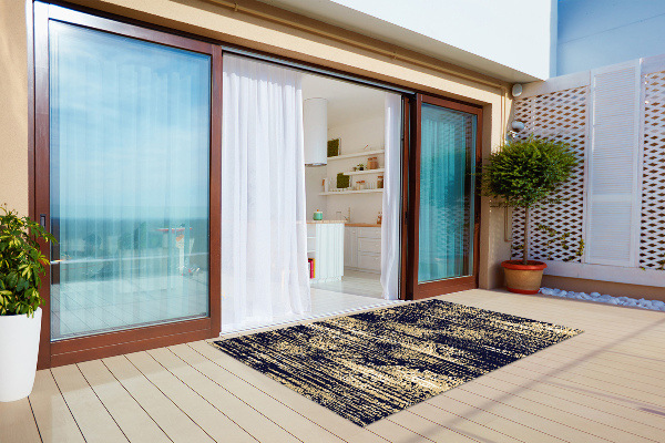 Alfombra terraza Textura de tela dañada