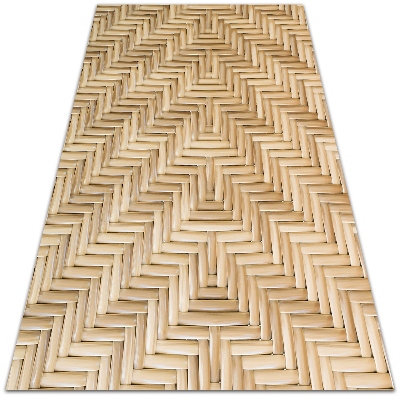 Alfombra terraza Textura de mimbre