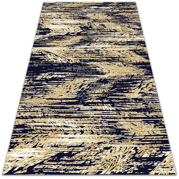 Alfombra exterior Cinturones retro amarillos