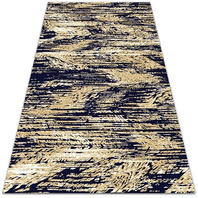 Alfombra exterior Cinturones retro amarillos