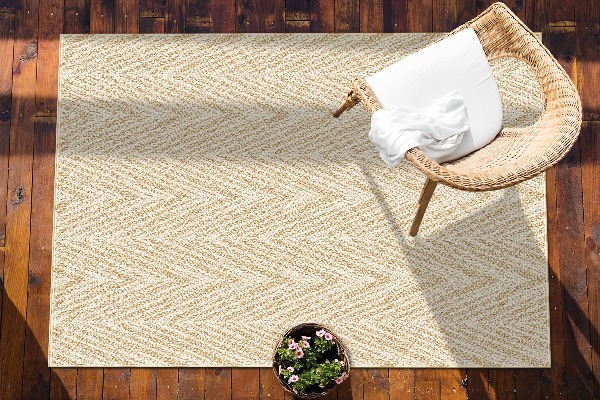 Alfombra para exterior Patrón de tela