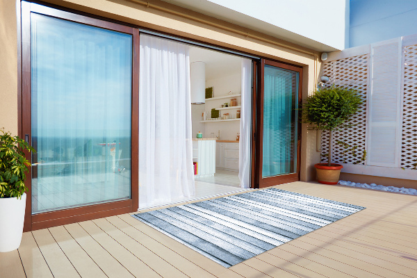 Alfombra exterior Tablas de plata