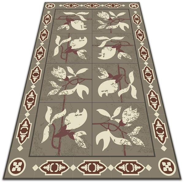 Alfombra exterior Azulejos de magnolia