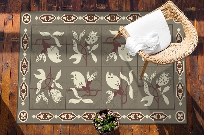 Alfombra exterior Azulejos de magnolia