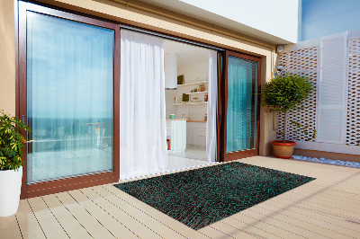 Alfombra vinílica exterior Hexágonos retro
