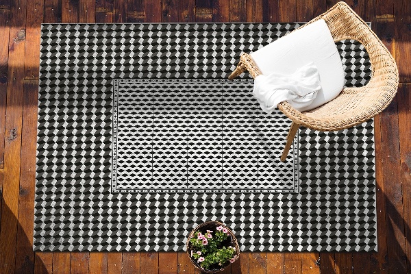 Alfombra exterior Patrón 3d