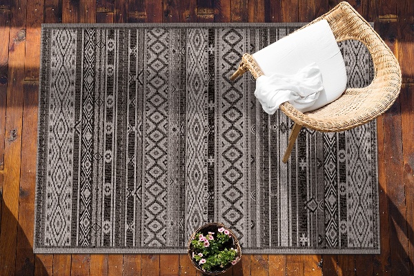 Alfombra vinílica exterior Patrones indios
