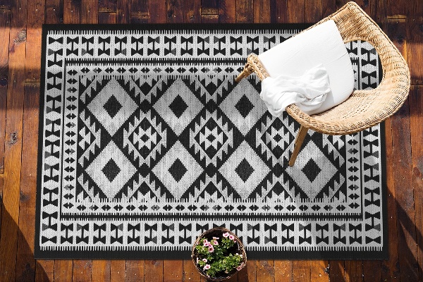 Alfombra exterior Patrón retro