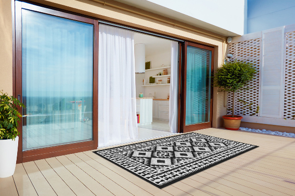 Alfombra exterior Patrón retro